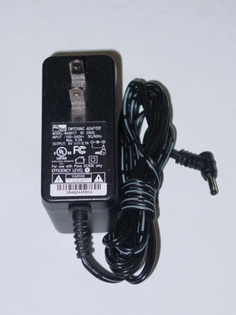 NEW AcBel WA8077 AC Adapter 6V 0.7A 700mA - Click Image to Close